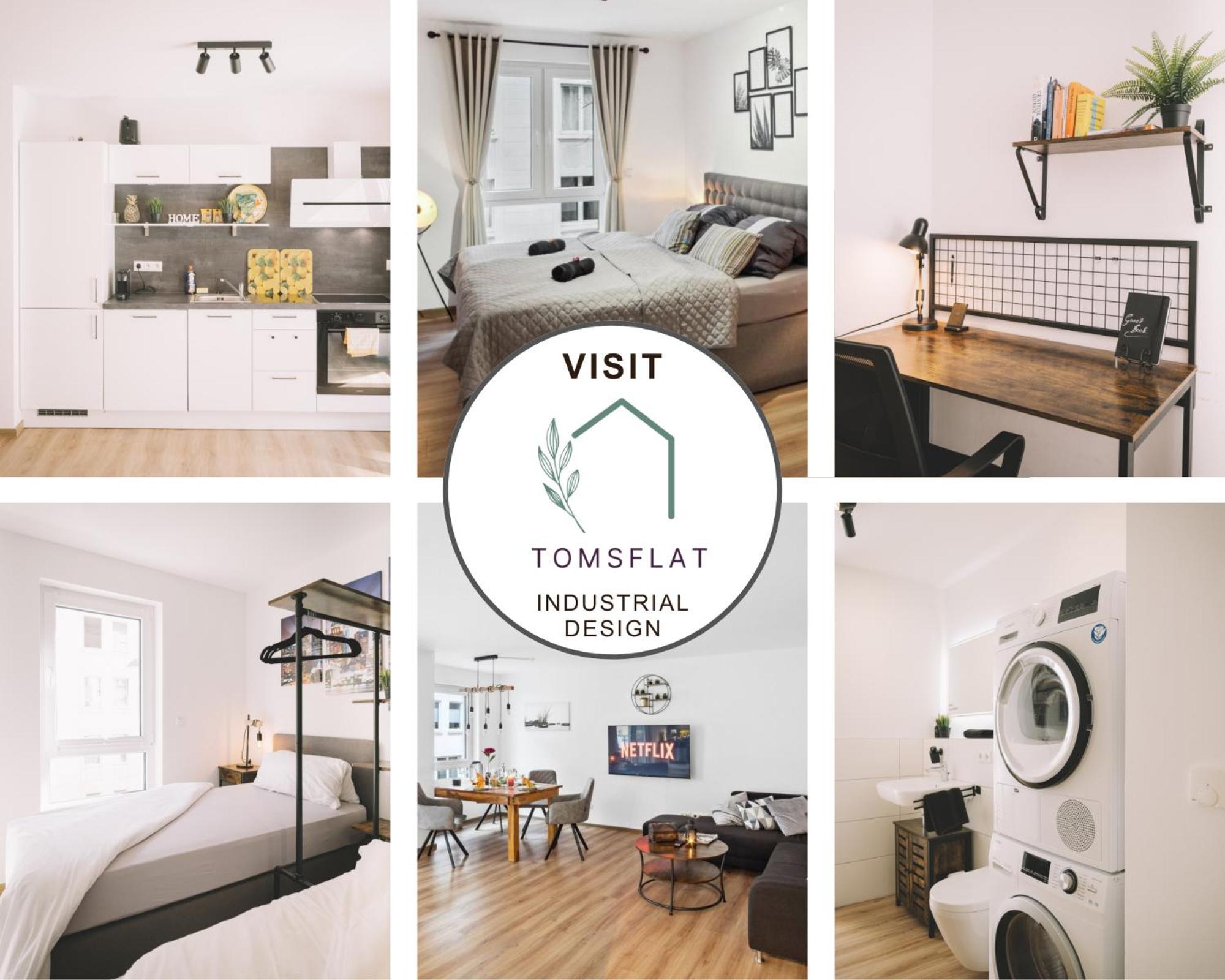 Tomsflat Braunschweig - 3 Rooms, Kitchen, Workspace, Highspeed Wifi, Washer & Dryer, Balcony Exteriör bild